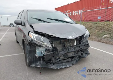 2017 Toyota Sienna Se from USA, damaged, VIN 5TDXZ3DCXHS807533